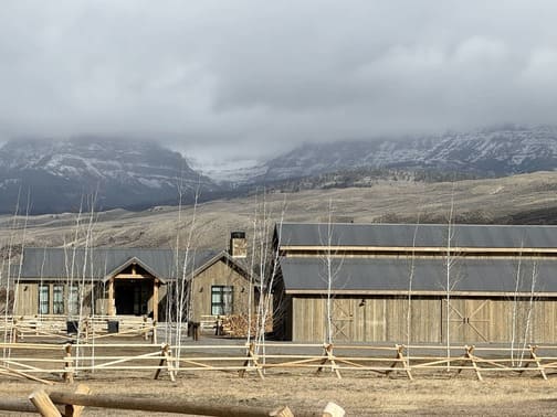 Custom wood project in the mountain west